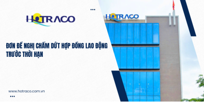 Đơn đề nghị chấm dứt hợp đồng lao động trước thời hạn