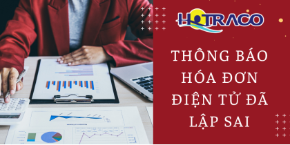 THÔNG BÁO HÓA ĐƠN ĐIỆN TỬ ĐÃ LẬP SAI NGÀY 19/6/2026