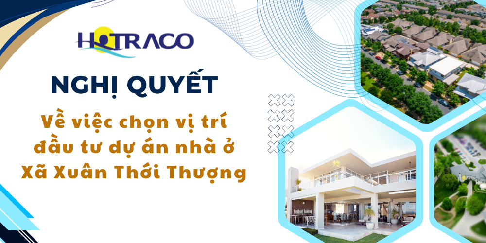Chọn vị trí đầu tư dự án nhà ở Xã Xuân Thới Thượng