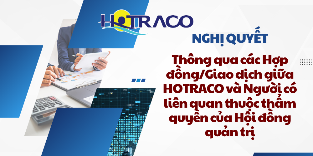 Nghị quyết Thông qua các Giao dịch/Hợp đồng giữa HTC với NCLQ thuộc thẩm quyền của HĐQT