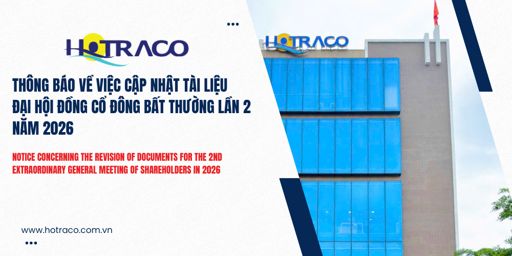 Thông báo Số 131/2026/TB-HTC / Notice No. 131/2026/TB-HTC